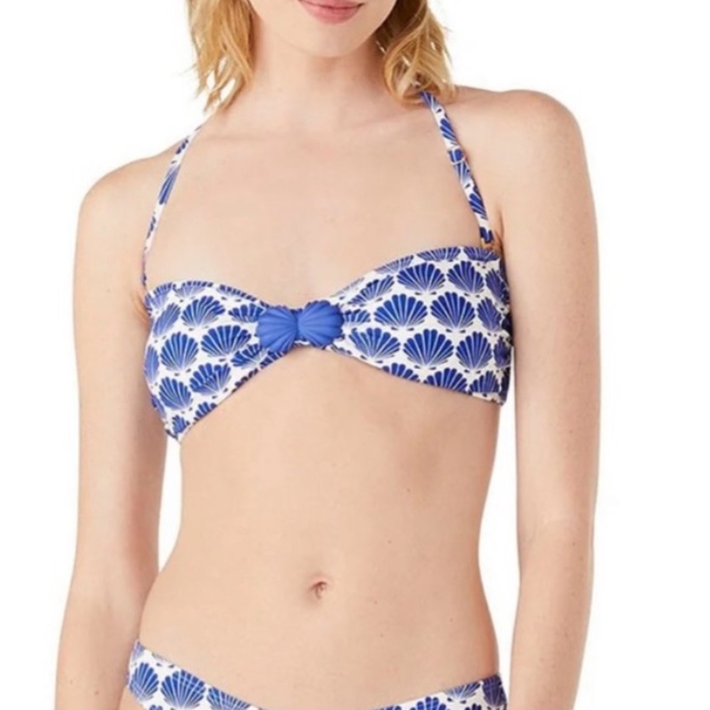 Kate Spade Shells Bandeau Bikini Top